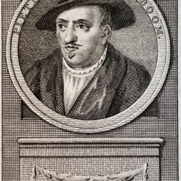 Antique portrait Pieter Cornelisz Boom by Reinier Vinkeles. 1795.