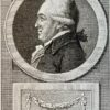Antique portrait Jan Bernd Bicker by Reinier Vinkeles 1795.