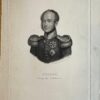 Antique portrait William II of Orange by Tetar van Elven. 1832.