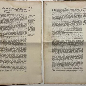 Roxenisse Overflakkee Request aan de Staten van Holland 1708.