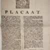 Printed publication tobacco 1742 I Placaat van de Staten Generaal, d.d. 25-8-1742