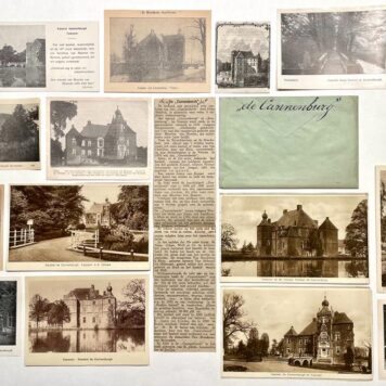 Several images, postcards, photo's etc of kasteel De Cannenburg te Vaassen.