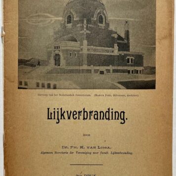 Cremation I Brochure 'Lijkverbranding' by Ph.K. van Lissa