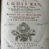 [French history, Lodewijk de 14e, 1740-1741] Three volumes: Histoire de la vie et du regne de Louis XIV