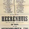 Auction announcement veiling Herengracht 506 Amsterdam 1941.