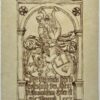 drawing gravestone (bronzen grafplaat) Adam Brill Neurenberg 1557.