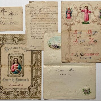 Wishes printed by Adriaan Leroi 1894.