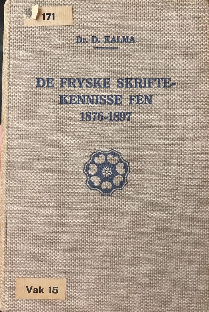 Friesland Frisian language 1939 I De Fryske skrifte-kennisse.