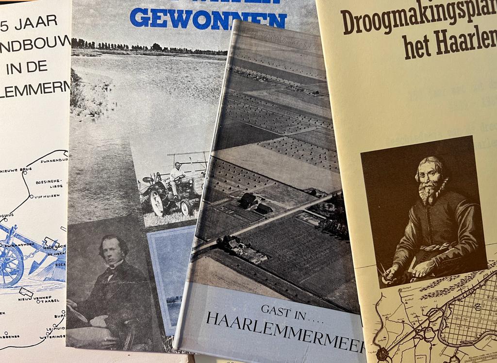 6 booklets Haarlemmermeer droogmaking