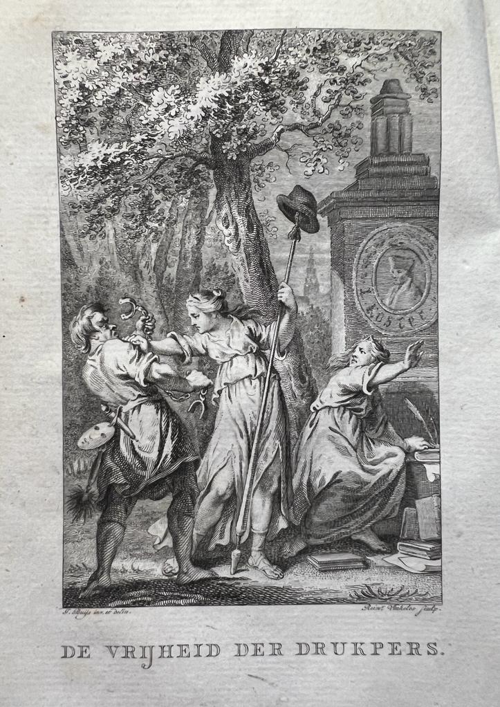 De vrijheid der Drukpers door Batavus (Bernardus de Bosch) 1787.