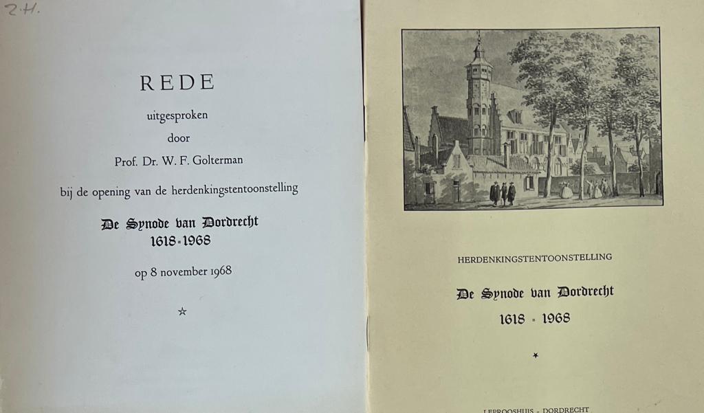 Herdenkingstentoonstelling De Synode van Dordrecht Gemeentearchief