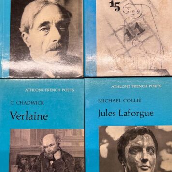 4 titels Franse poezie Athlone French Poets, in Engels.
