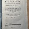 Pamphlet fraud 1797 I De weesmeester A.Ph.G. Looff Groningen.