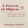 Liguistics 1987 I A Poverty of Objects.