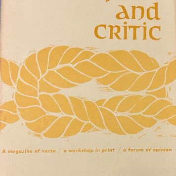 Poetry 1965 First edition I Poet and Critic, A magazine of verse