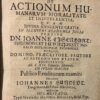 Disputatio ethica de actionum humanarum moralitate et indifferentia
