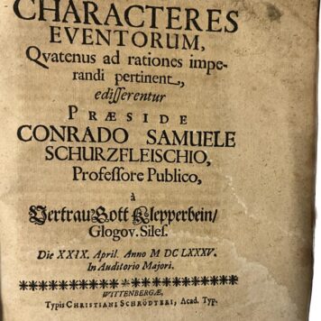 Wittenberg Christian Schrödter 1685.