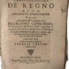 Dissertatio politica de regno [...] Helmstedt Henning Müller 1650