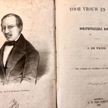 Voor vrouw en kind oorspronkelijke roman door J. de Vries.