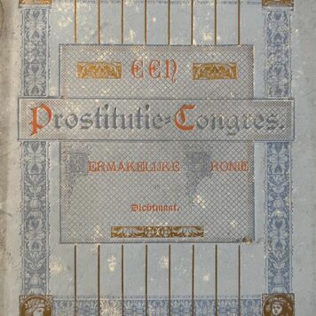 Poetry [1890] I Een prostitutie-congres. Vermakelijke ironie in dichtmaat. Amsterdam, J. Vlieger [ca. 1890], 16 pp.