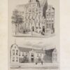 Het huis met de hoofden de Ambachts school in Amsterdam.