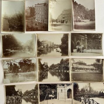 20 photographs of Rotterdam 12 x 9 cm, 1906.