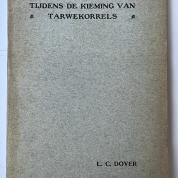 Doyer: Energie-omzettingen tijdens de kieming van tarwekorrels 1914
