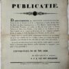 Publication throwing game of quail 1830 / werspel kwartelen