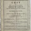 Lijst der bevoegd erkende beoefenaren Geneeskunst in Noord-Braband 1827