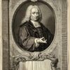 Print Portrait of theologian Johan van den Honert 1750