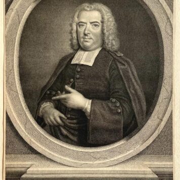 Print Portrait of preacher Petrus Hollebeek by Endlich 1746