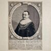 Portrait print of Maerten Harpertsz. Tromp by Duran 1690