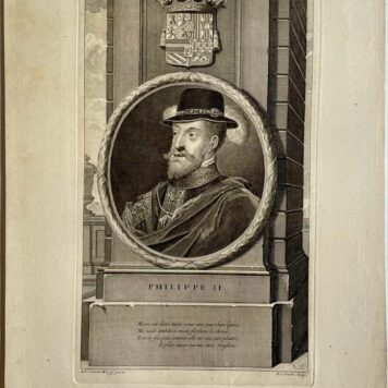 Portrait of Philip II of Spain by Van Gunst 1700