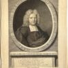 Portrait of preacher Martinus Koning by Folkema 1750