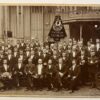 2 photographs of men's choir 'Caecilia' in Haarlem