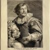 Portrait print sculptor Andries Colijns de Nole by De Jode 1645
