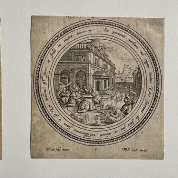 Antique prints Stories of Jonas by Crispijn de Passe the Elder