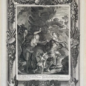 Orpheus and Euridice made by the atelier of Bernard Picart.