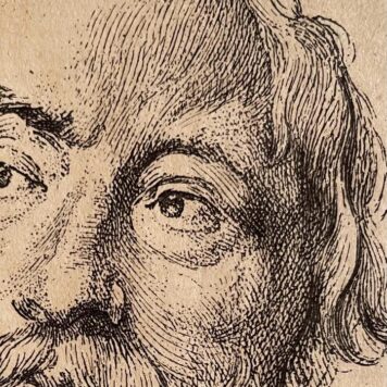 Antique print Portrait of Antoon Cornelissen after Anthony van Dyck.