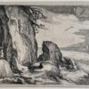 Antique print View of a rocky coast by Boëtius Adamsz. Bolswert