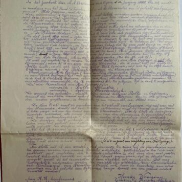 Brief van Heerke Wenning d.d. Leeuwarden 1890