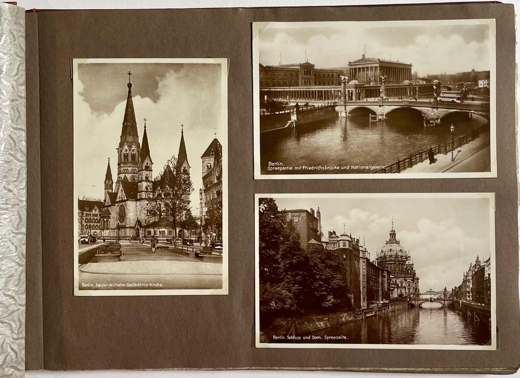 Photoalbum with photo's and postcards of Berlin and Potsdam 1933