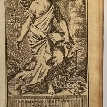 New Testament, 1796, French | Le Nouveau Testament c'est-a-dire La nouvelle alliance de notre seigneur Jesus Christ. Amsterdam, chez E:G:Onder de Linden, 1796, 3 parts in 1 volume.