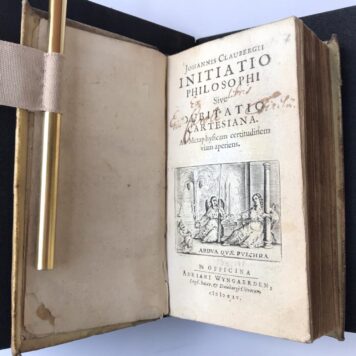 Philosophy, Cartesian, 1655 | Initiatio philosophi sive Dubitatio (...)