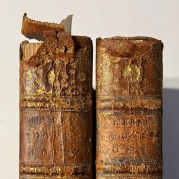 First Edition, 1774-86, Women | Tooneelpoëzy. Amsterdam, Pieter Meijer, 1774-1786, 2 volumes.