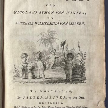 First Edition, 1774-86, Women | Tooneelpoëzy. Amsterdam, Pieter Meijer, 1774-1786, 2 volumes.