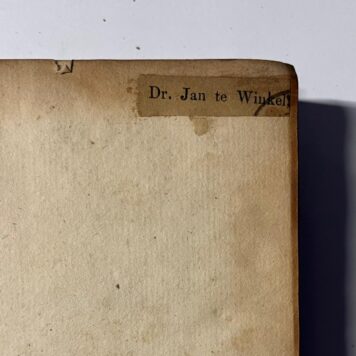 First Edition, 1774-86, Women | Tooneelpoëzy. Amsterdam, Pieter Meijer, 1774-1786, 2 volumes.