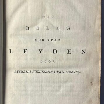 First Edition, 1774-86, Women | Tooneelpoëzy. Amsterdam, Pieter Meijer, 1774-1786, 2 volumes.