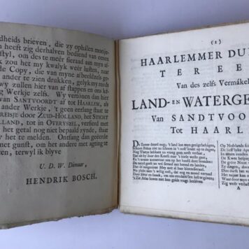 Illustrated, Landscapes, Visscher | Haarlemmer duinzang, 1728.