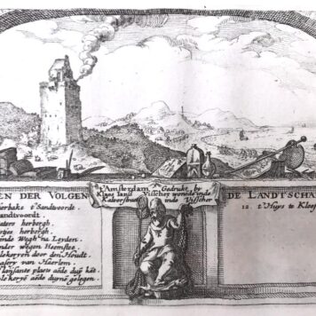 Illustrated, Landscapes, Visscher | Haarlemmer duinzang, 1728.